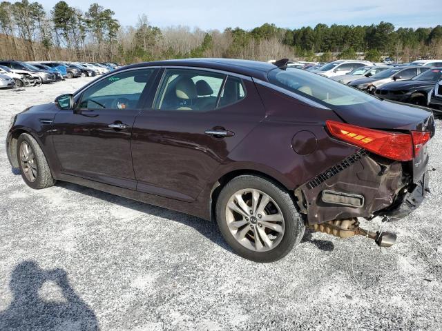 KNAGN4A77B5097042 - 2011 KIA OPTIMA EX BROWN photo 2