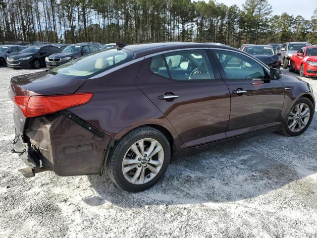 KNAGN4A77B5097042 - 2011 KIA OPTIMA EX BROWN photo 3