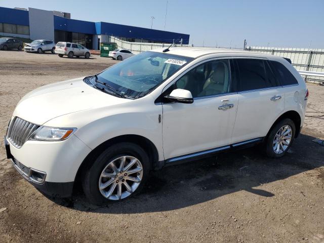 2LMDJ6JK5DBL60581 - 2013 LINCOLN MKX WHITE photo 1