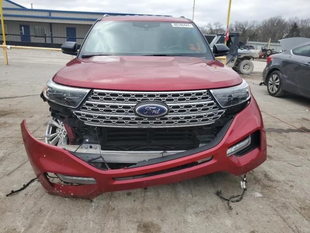 1FMSK7FH3LGB57070 - 2020 FORD EXPLORER LIMITED RED photo 5