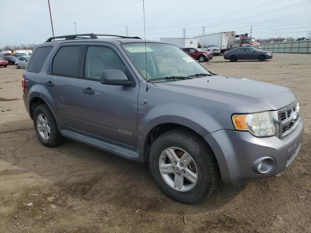 1FMCU59H08KA45393 - 2008 FORD ESCAPE HEV SILVER photo 4