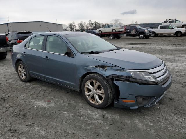 3FAHP0HA1CR251812 - 2012 FORD FUSION SE BLUE photo 4