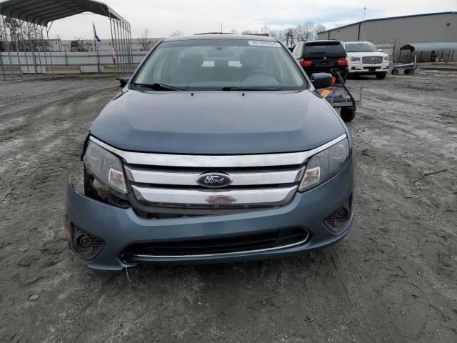 3FAHP0HA1CR251812 - 2012 FORD FUSION SE BLUE photo 5