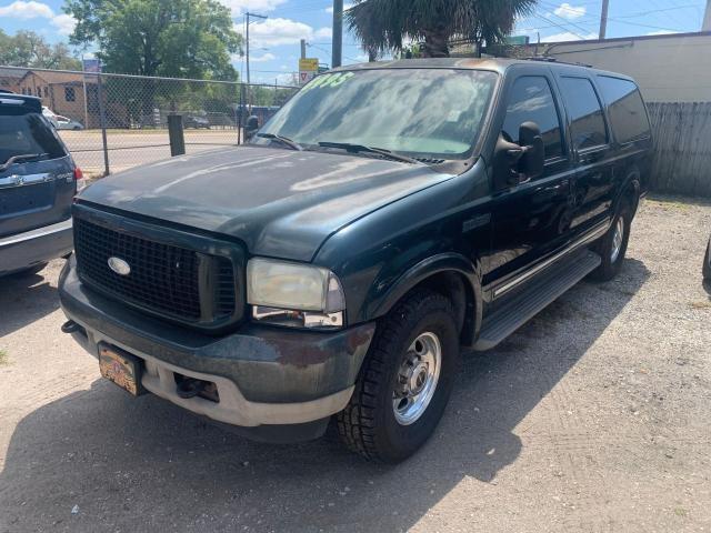 1FMNU42L53EA49769 - 2003 FORD EXCURSION LIMITED TURQUOISE photo 2