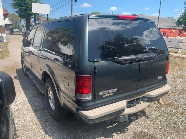 1FMNU42L53EA49769 - 2003 FORD EXCURSION LIMITED TURQUOISE photo 3