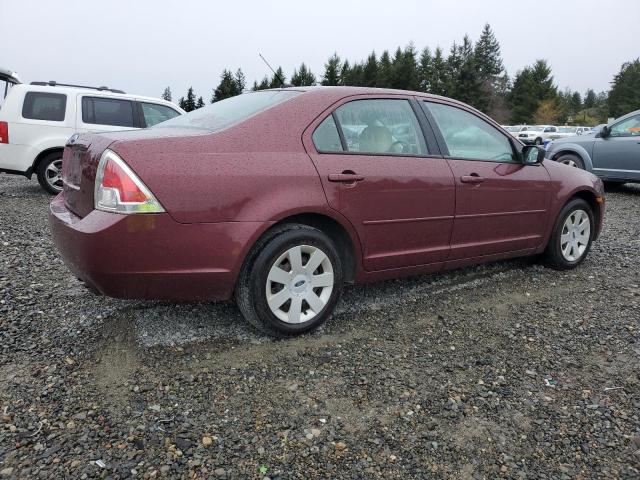 3FAHP06Z67R214222 - 2007 FORD FUSION S RED photo 3