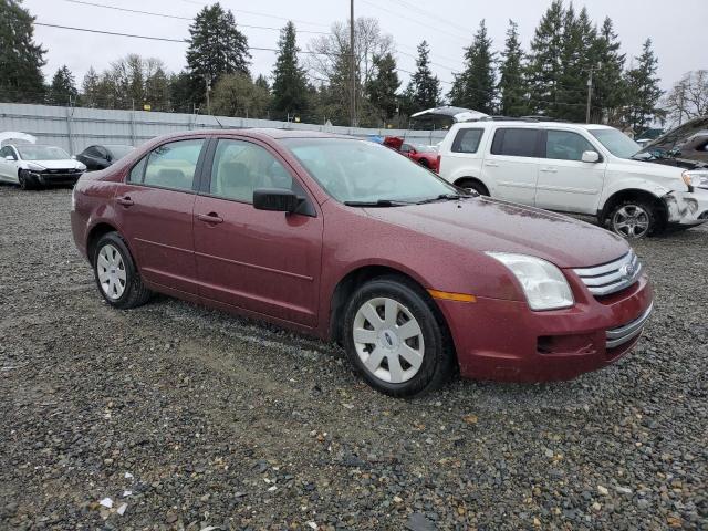 3FAHP06Z67R214222 - 2007 FORD FUSION S RED photo 4