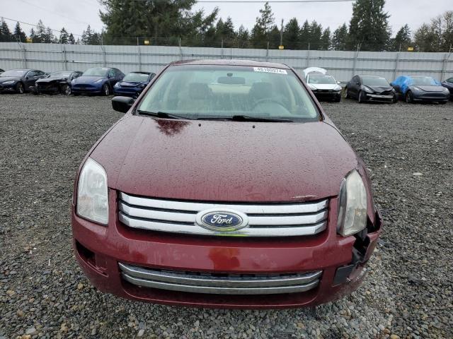 3FAHP06Z67R214222 - 2007 FORD FUSION S RED photo 5