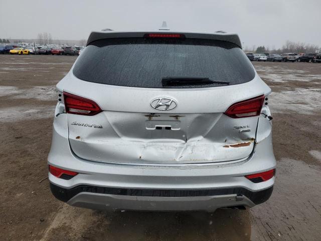 5XYZUDLB2HG418050 - 2017 HYUNDAI SANTA FE S SILVER photo 6