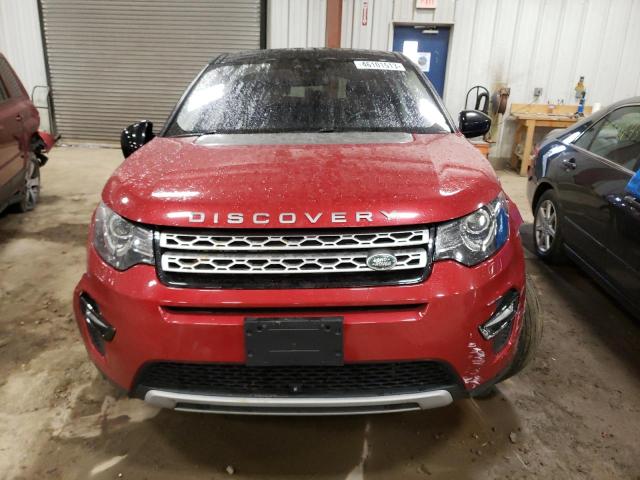 SALCR2RX0JH765302 - 2018 LAND ROVER DISCOVERY HSE RED photo 5