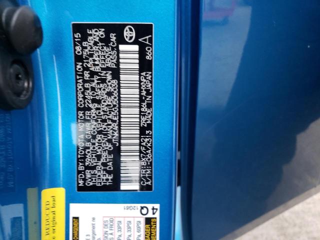 JTNKARJE5GJ506038 - 2016 TOYOTA SCION IM Mavi foto 12