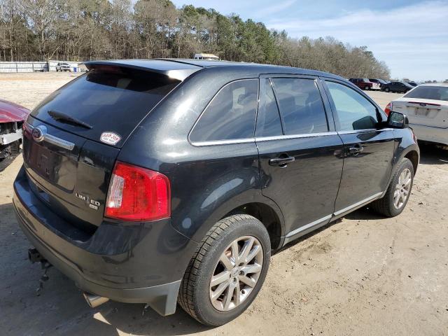 2FMDK4KC8BBA85788 - 2011 FORD EDGE LIMITED BLACK photo 3