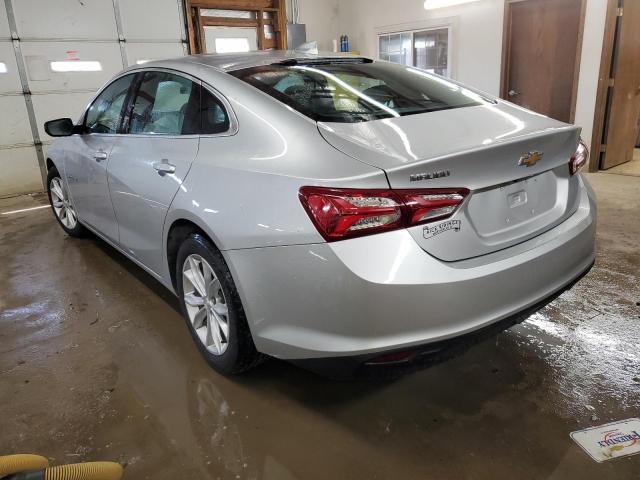 1G1ZD5ST3MF064304 - 2021 CHEVROLET MALIBU LT SILVER photo 2