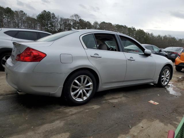 JNKBV61E28M225093 - 2008 INFINITI G35 SILVER photo 3