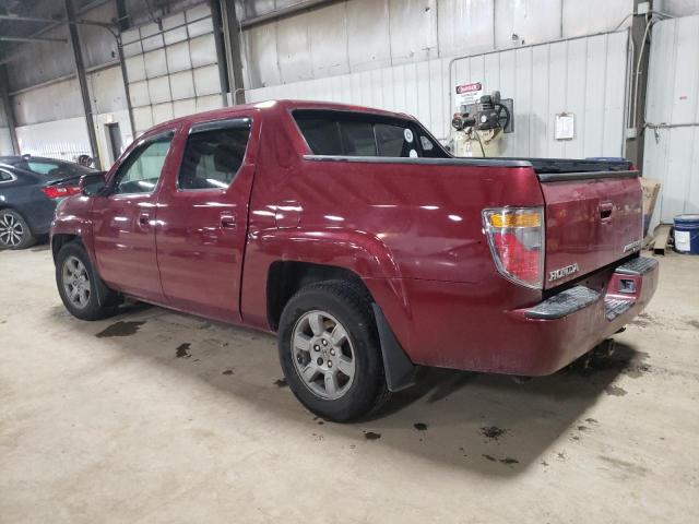 2HJYK16586H528830 - 2006 HONDA RIDGELINE RTL MAROON photo 2