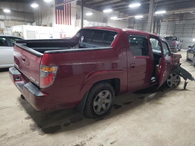 2HJYK16586H528830 - 2006 HONDA RIDGELINE RTL MAROON photo 3