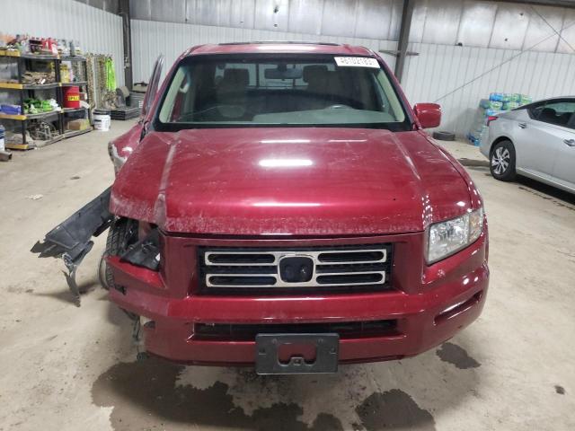 2HJYK16586H528830 - 2006 HONDA RIDGELINE RTL MAROON photo 5