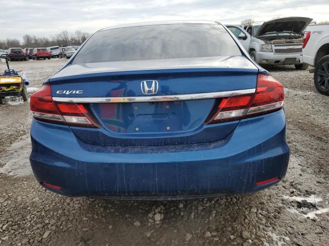 19XFB2F97FE077258 - 2015 HONDA CIVIC EXL ლურჯი ფოტო 6