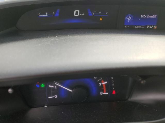 19XFB2F97FE077258 - 2015 HONDA CIVIC EXL ლურჯი ფოტო 9