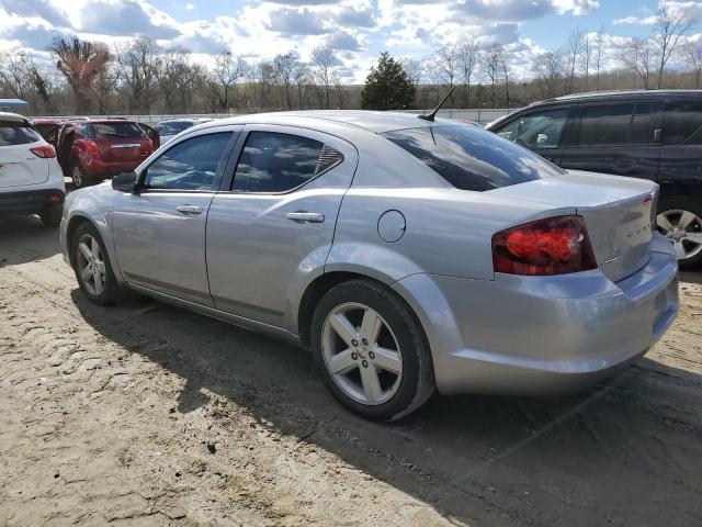 1C3CDZABXDN661179 - 2013 DODGE AVENGER SE SILVER photo 2