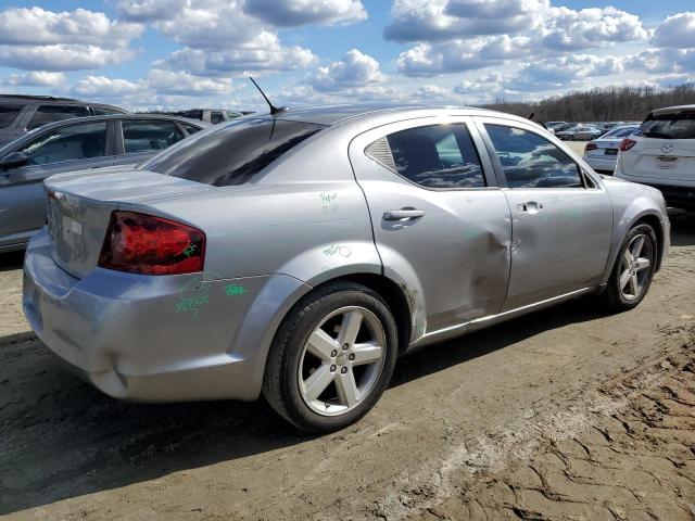 1C3CDZABXDN661179 - 2013 DODGE AVENGER SE SILVER photo 3