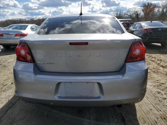 1C3CDZABXDN661179 - 2013 DODGE AVENGER SE SILVER photo 6