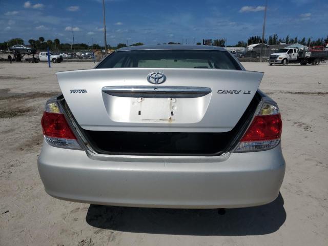 4T1BE32K95U016249 - 2005 TOYOTA CAMRY LE SILVER photo 6