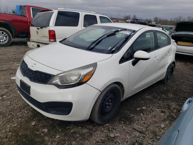 KNADM4A35D6164494 - 2013 KIA RIO LX WHITE photo 1