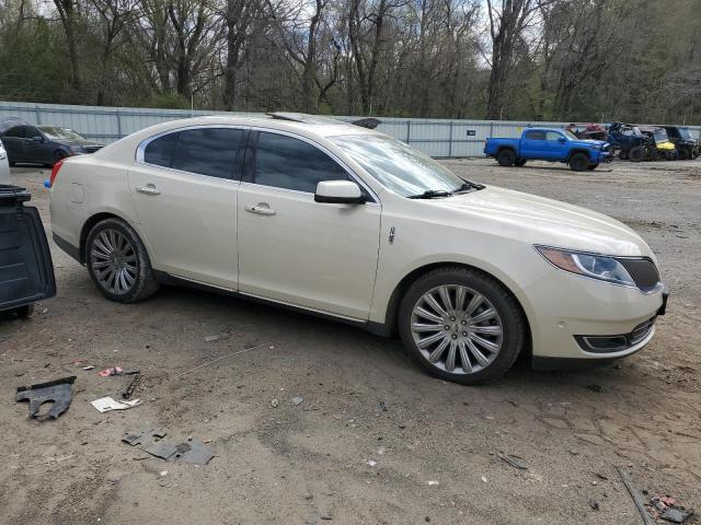 1LNHL9DK0EG600277 - 2014 LINCOLN MKS BEIGE photo 4