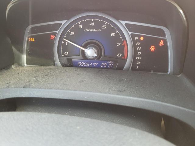 2HGFG12948H556876 - 2008 HONDA CIVIC EXL წითელი ფოტო 9