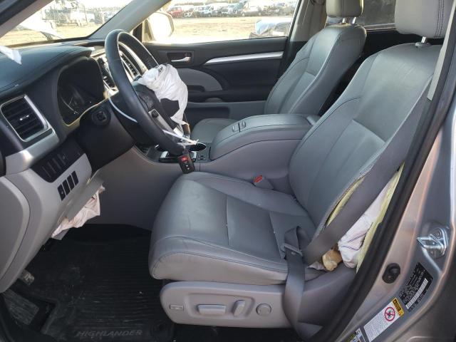 5TDJKRFH0FS165150 - 2015 TOYOTA HIGHLANDER XLE Արծաթագույն լուսանկար 7