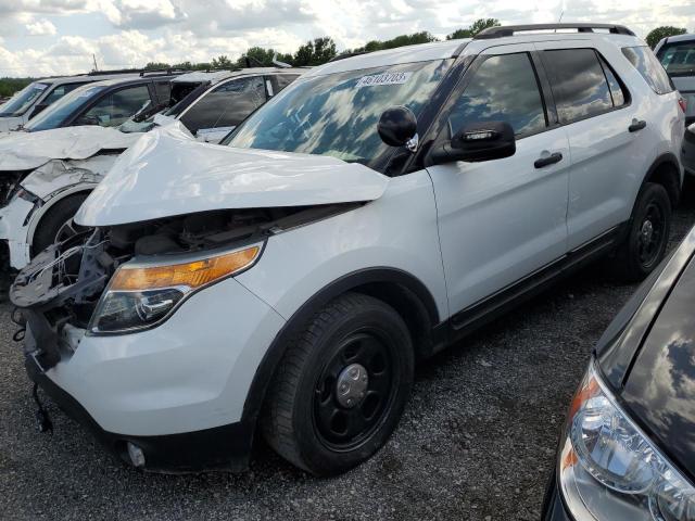 1FM5K8AR9EGA14615 - 2014 FORD EXPLORER POLICE INTERCEPTOR WHITE photo 1