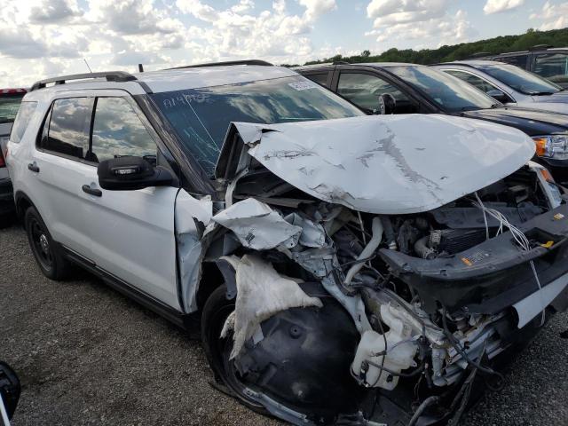 1FM5K8AR9EGA14615 - 2014 FORD EXPLORER POLICE INTERCEPTOR WHITE photo 4