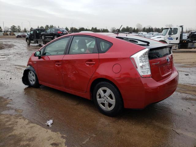 JTDKN3DU9B5358387 - 2011 TOYOTA PRIUS RED photo 2