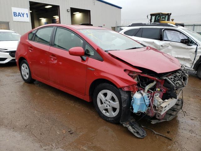 JTDKN3DU9B5358387 - 2011 TOYOTA PRIUS RED photo 4