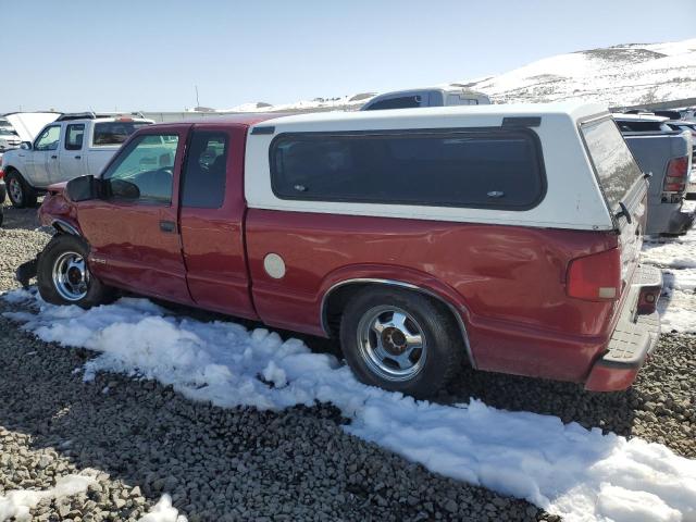 1GCCS19X838109910 - 2003 CHEVROLET S TRUCK S10 BURGUNDY photo 2