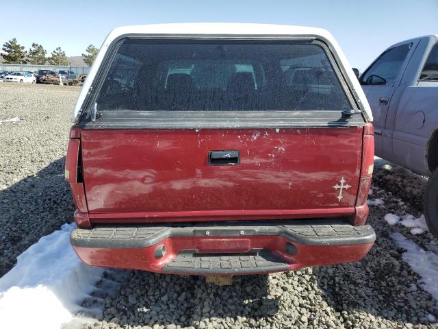 1GCCS19X838109910 - 2003 CHEVROLET S TRUCK S10 BURGUNDY photo 6