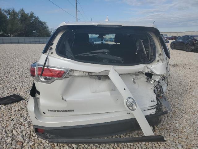 5TDZKRFH2FS076103 - 2015 TOYOTA HIGHLANDER LE WHITE photo 6