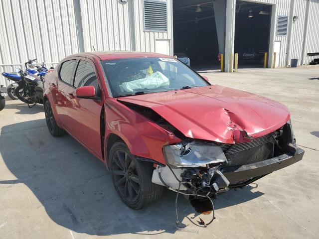 1C3CDZCG3DN717407 - 2013 DODGE AVENGER SXT RED photo 4