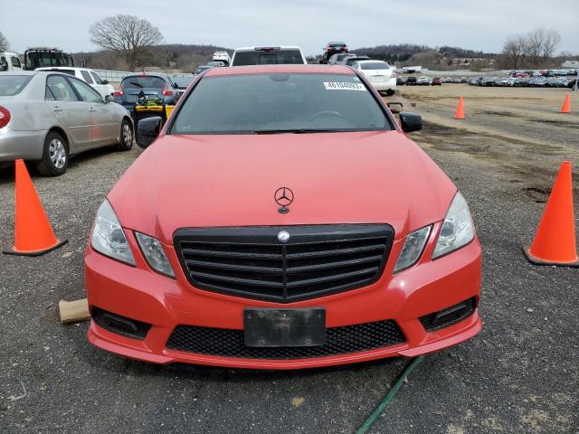 WDDHF2EB1BA509556 - 2011 MERCEDES-BENZ E 350 BLUETEC RED photo 5