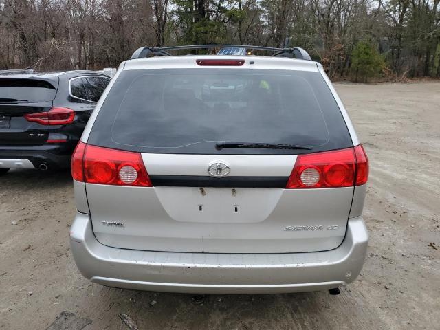 5TDZK23C97S088699 - 2007 TOYOTA SIENNA CE SILVER photo 6