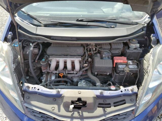 JHMGE8H50CC008387 - 2012 HONDA FIT SPORT BLUE photo 11