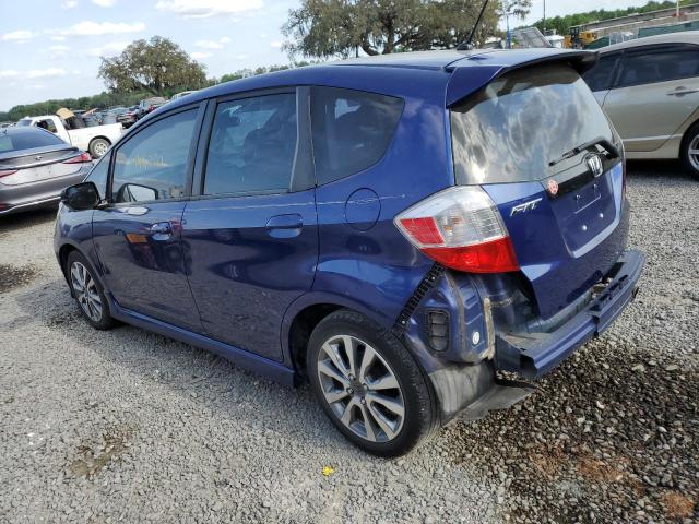 JHMGE8H50CC008387 - 2012 HONDA FIT SPORT BLUE photo 2