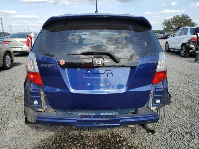 JHMGE8H50CC008387 - 2012 HONDA FIT SPORT BLUE photo 6