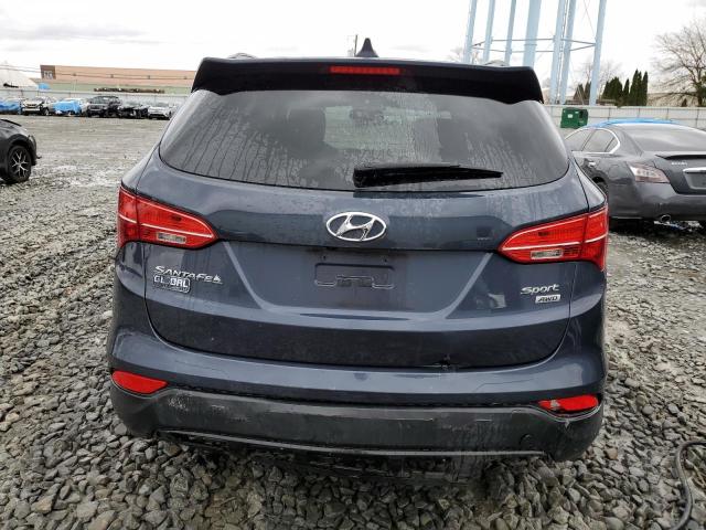 5XYZUDLB5DG024567 - 2013 HYUNDAI SANTA FE S BLUE photo 6