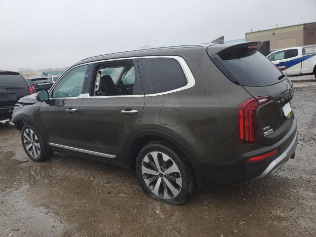 5XYP6DHC0LG094883 - 2020 KIA TELLURIDE S GREEN photo 2