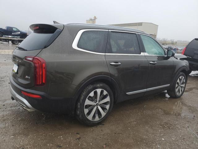 5XYP6DHC0LG094883 - 2020 KIA TELLURIDE S GREEN photo 3