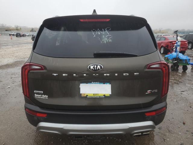 5XYP6DHC0LG094883 - 2020 KIA TELLURIDE S GREEN photo 6