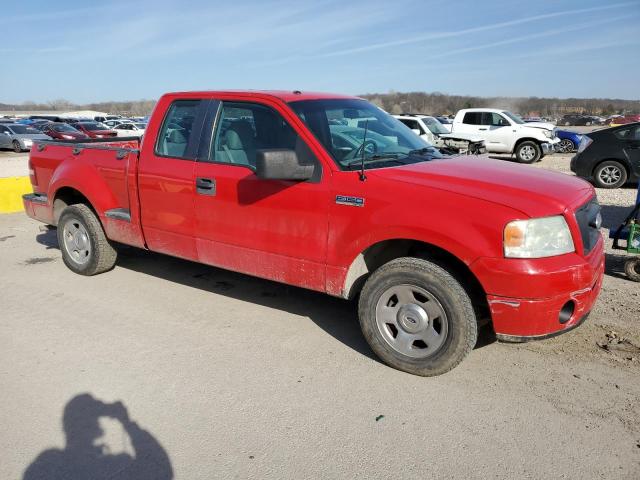 1FTRX02W07KC44119 - 2007 FORD F150 RED photo 4