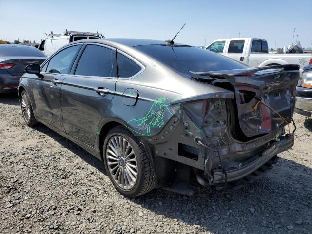 3FA6P0K95GR158366 - 2016 FORD FUSION TITANIUM GRAY photo 2